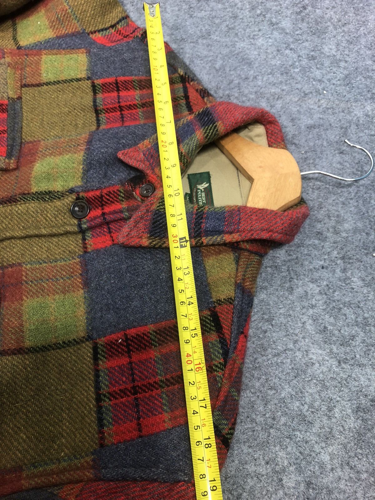 Bert Pulitzer Last Drop🔥Rare🔥Vintage Bert Pulitzer Wool Flannel Shirt Size US M / EU 48-50 / 2 - 13 Thumbnail