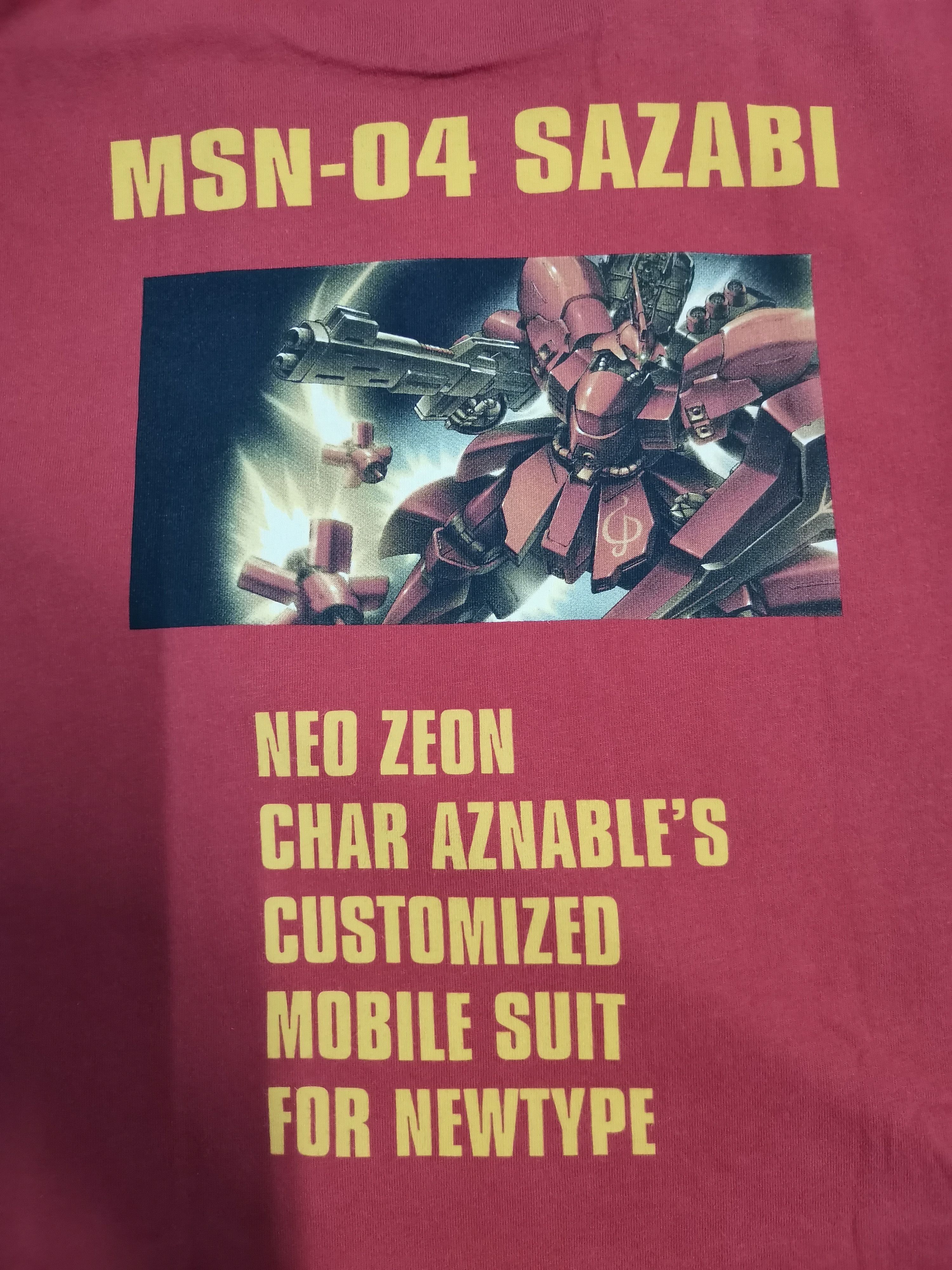 Anime Gundam 40 Anniversary Japan Anima Tee Akira Eva Bleach Size US M / EU 48-50 / 2 - 1 Thumbnail