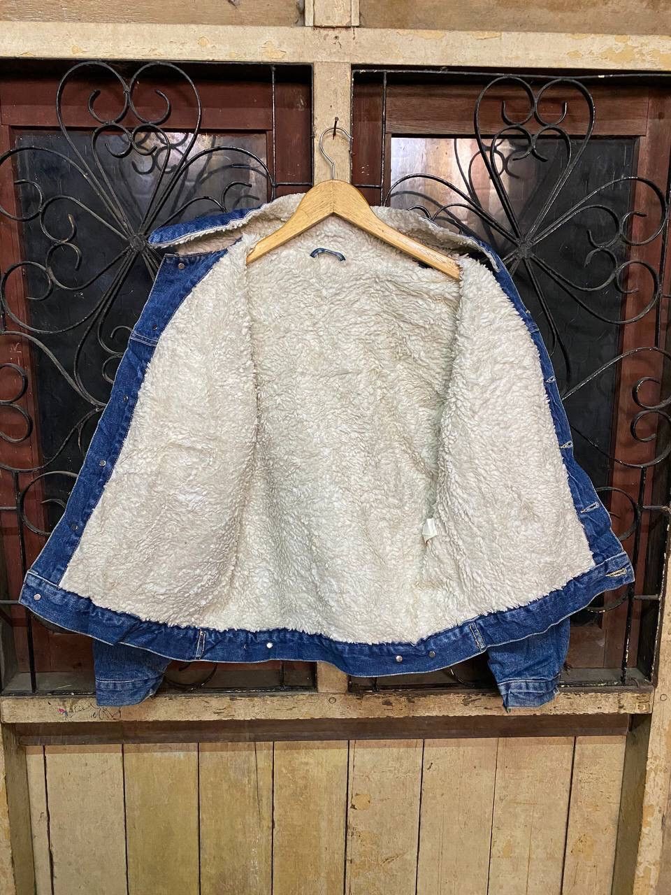 Japanese Brand Vintage 80s Saratoga Sherpa Trucker Jacket Size US L / EU 52-54 / 3 - 10 Thumbnail