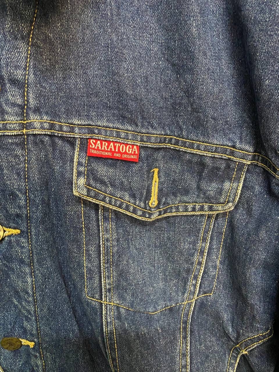 Japanese Brand Vintage 80s Saratoga Sherpa Trucker Jacket Size US L / EU 52-54 / 3 - 8 Thumbnail