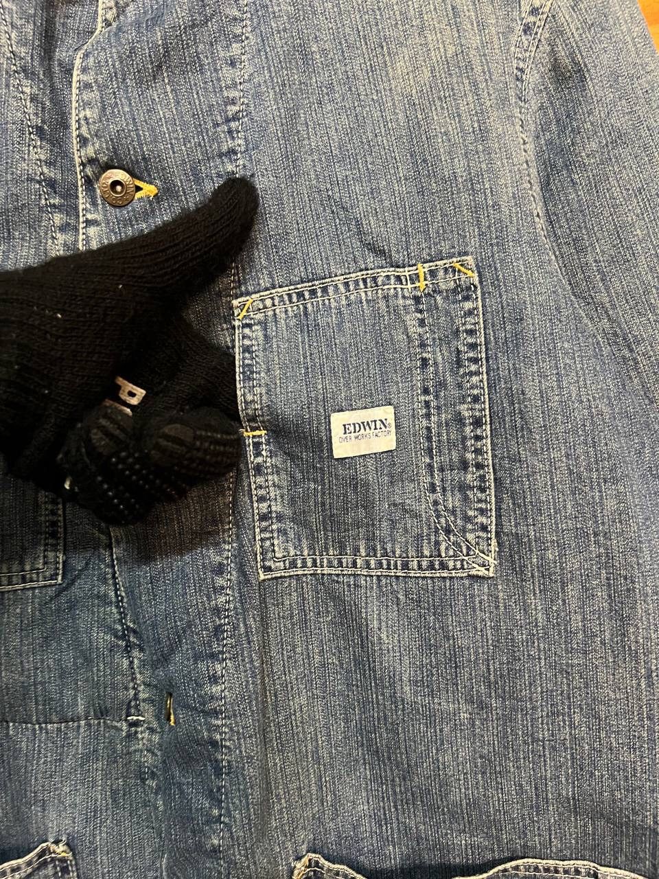 Edwin VINTAGE EDWIN OER WORKS FACTORY DENIM JACKET Size US M / EU 48-50 / 2 - 9 Thumbnail