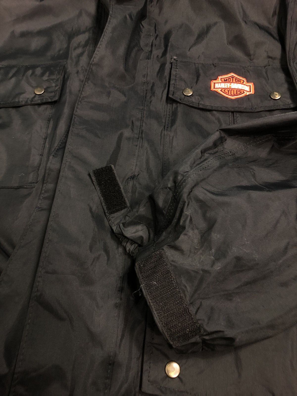 Harley Davidson × Vintage Last Drop🔥Rare🔥Harley Davidson Raincoat Jacket Size US L / EU 52-54 / 3 - 10 Thumbnail