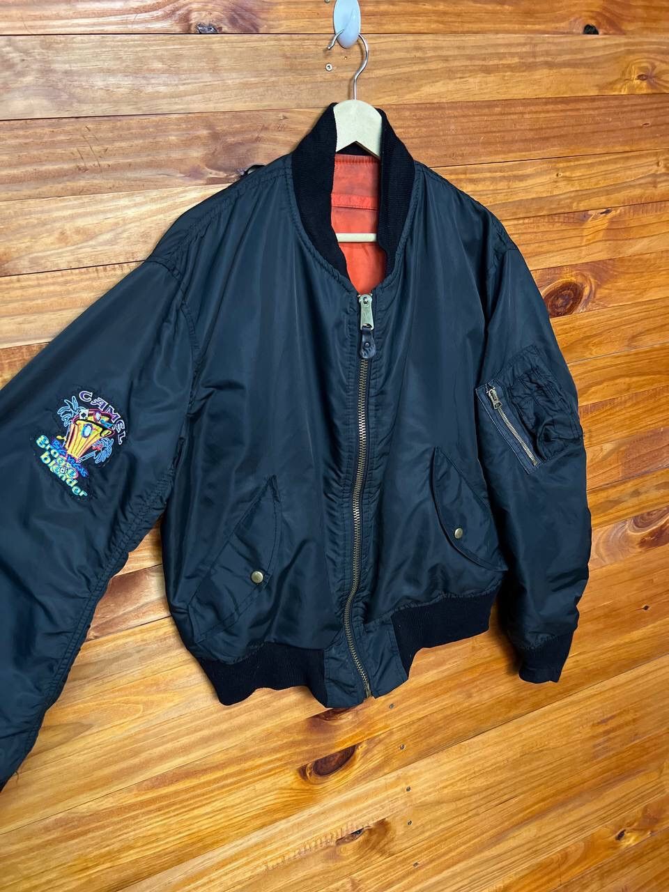 Vintage VINTAGE USAF BOMBER JACKET Size US L / EU 52-54 / 3 - 9 Thumbnail