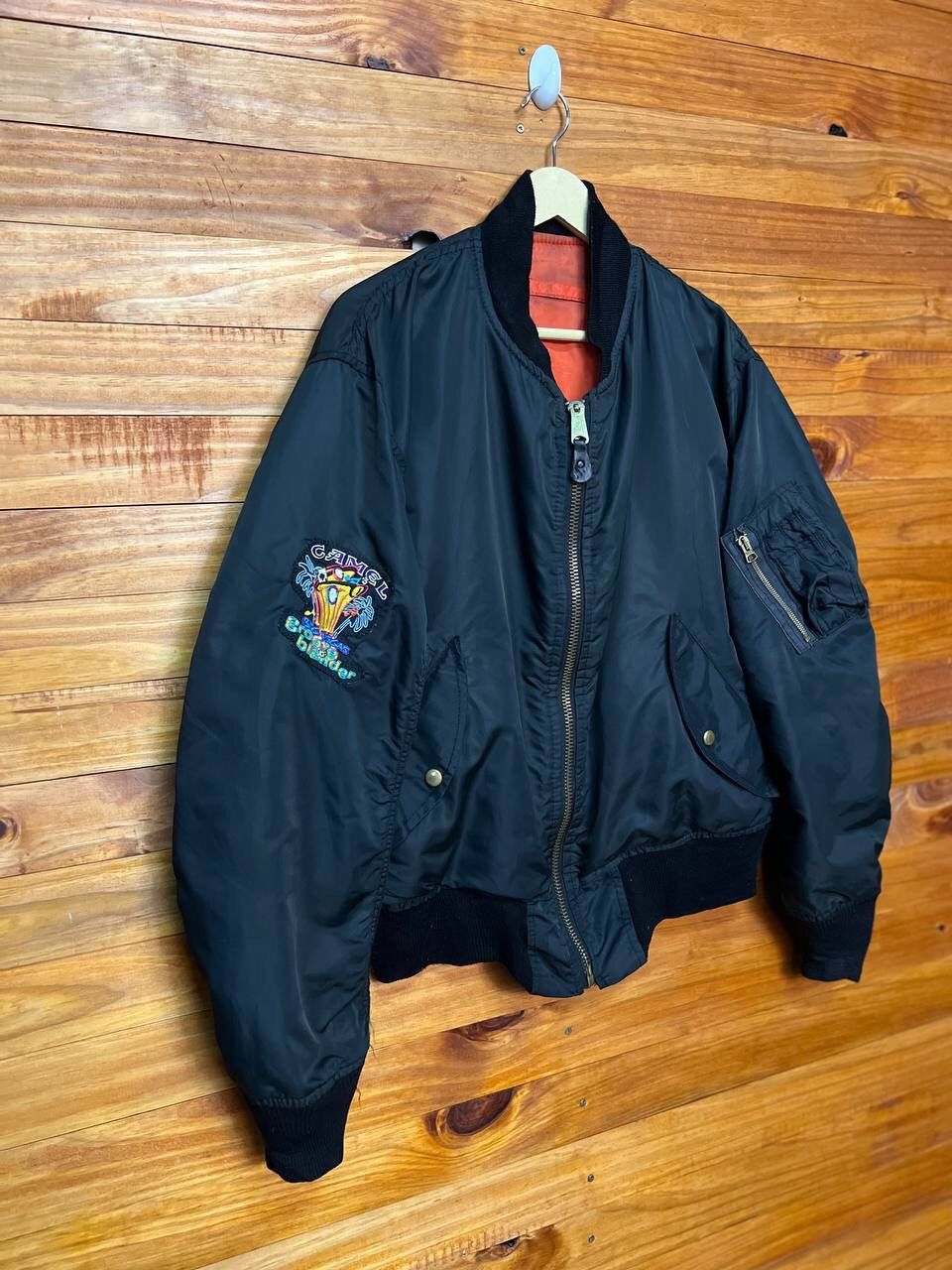 Vintage VINTAGE USAF BOMBER JACKET Size US L / EU 52-54 / 3 - 2 Thumbnail