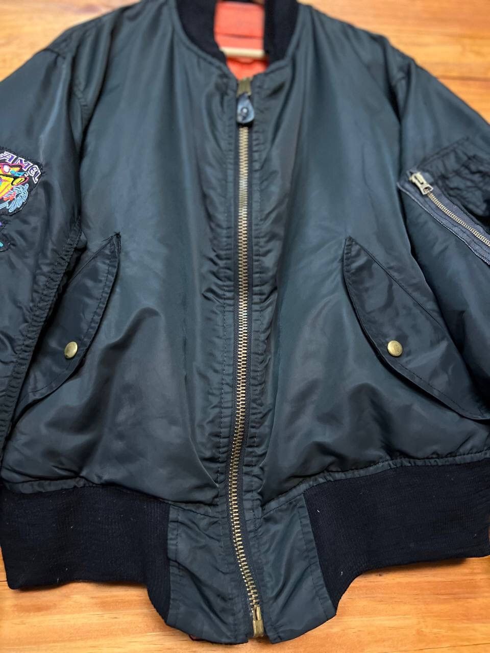 Vintage VINTAGE USAF BOMBER JACKET Size US L / EU 52-54 / 3 - 5 Thumbnail