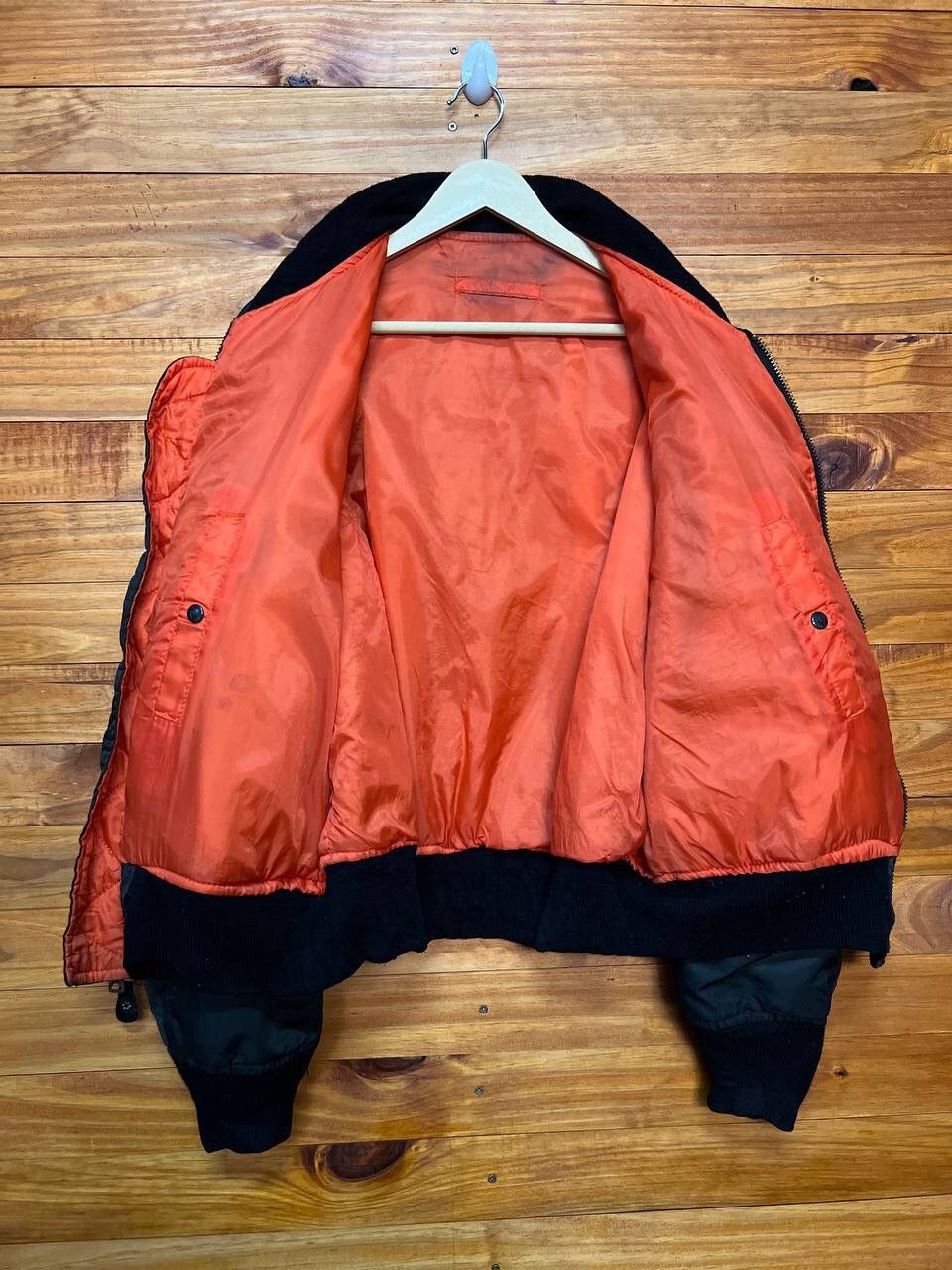 Vintage VINTAGE USAF BOMBER JACKET Size US L / EU 52-54 / 3 - 16 Thumbnail