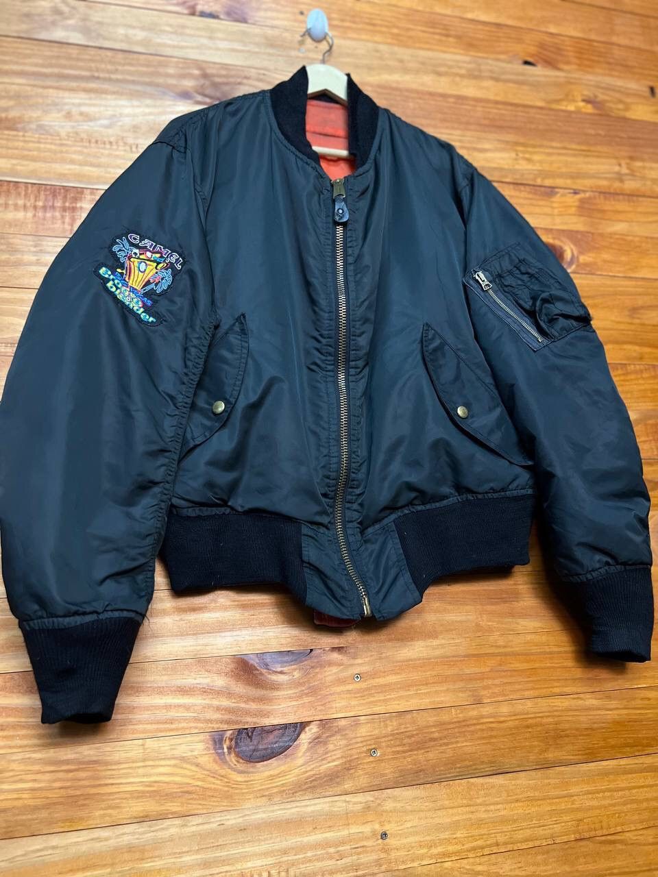 Vintage VINTAGE USAF BOMBER JACKET Size US L / EU 52-54 / 3 - 4 Thumbnail