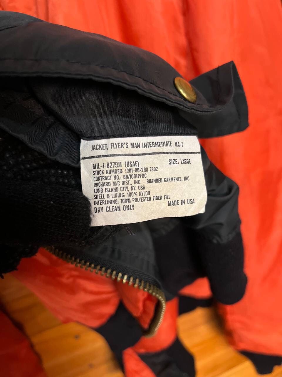 Vintage VINTAGE USAF BOMBER JACKET Size US L / EU 52-54 / 3 - 21 Thumbnail