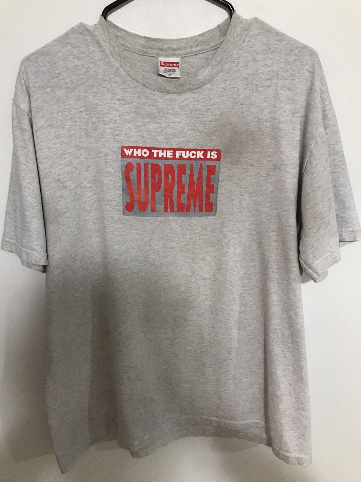 Supreme Supreme Who The Fuck Tee Size US M / EU 48-50 / 2 - 1 Thumbnail