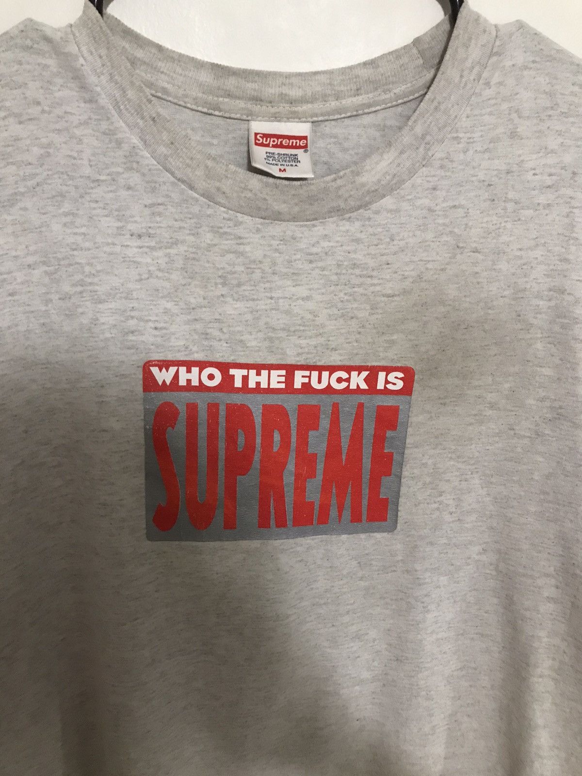 Supreme Supreme Who The Fuck Tee Size US M / EU 48-50 / 2 - 2 Thumbnail