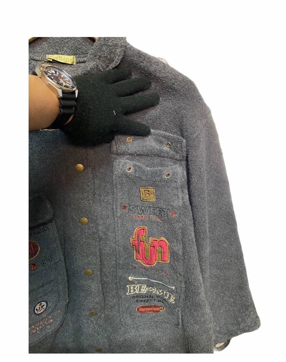 Japanese Brand TAS BANG FLEECE PARKA NICE DESIGN Size US M / EU 48-50 / 2 - 4 Thumbnail