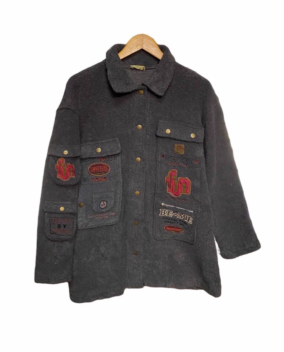 Japanese Brand TAS BANG FLEECE PARKA NICE DESIGN Size US M / EU 48-50 / 2 - 1 Thumbnail