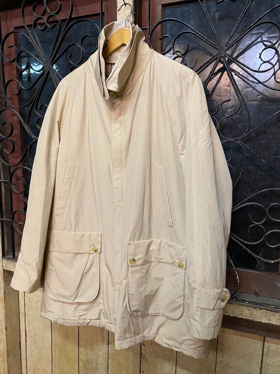 Burberry BURBERRY LONDON PRORSUM PLAID BEIGE GABARDINE TRENCH COAT Size US L / EU 52-54 / 3 - 5 Thumbnail