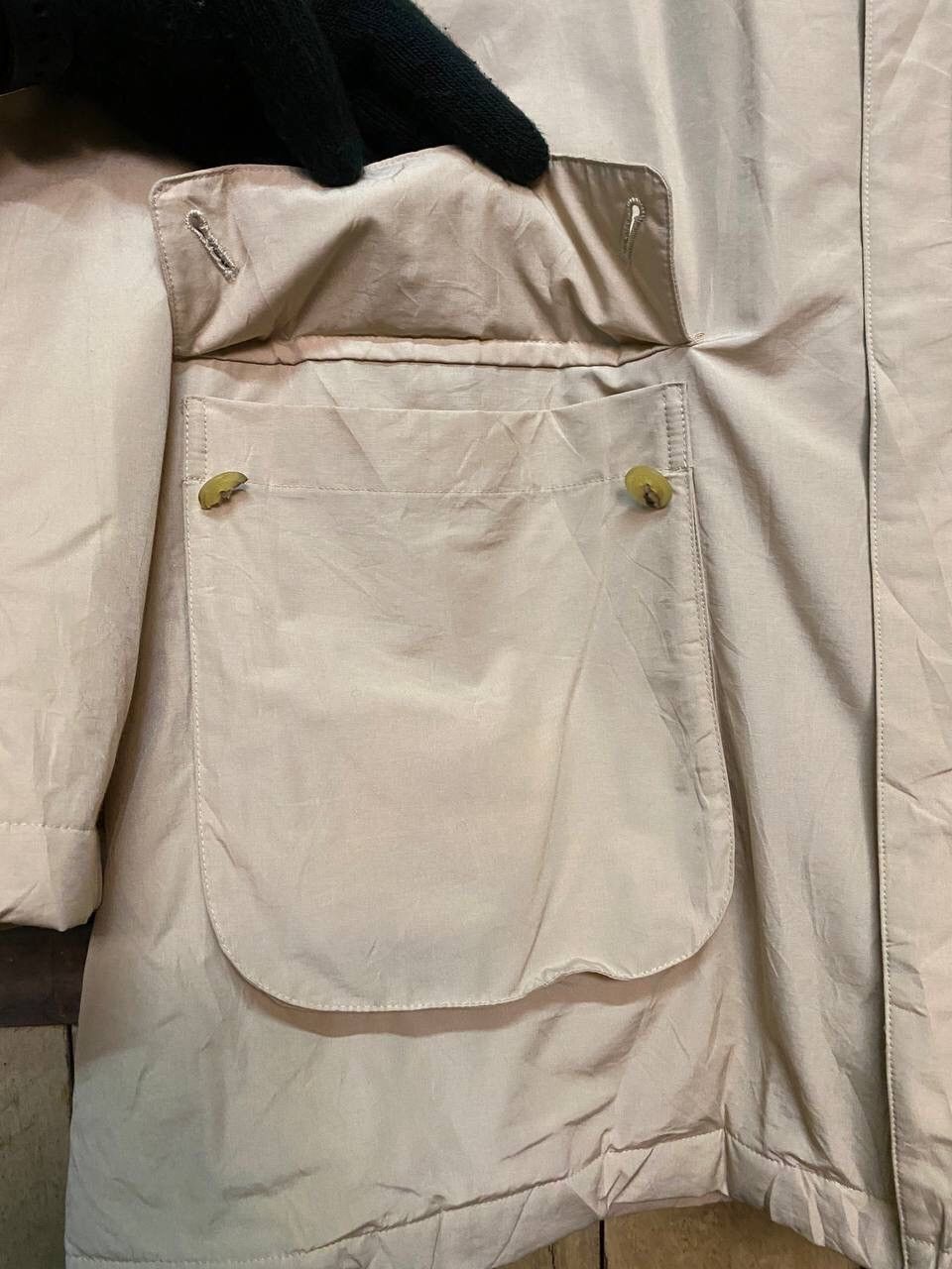 Burberry BURBERRY LONDON PRORSUM PLAID BEIGE GABARDINE TRENCH COAT Size US L / EU 52-54 / 3 - 8 Thumbnail