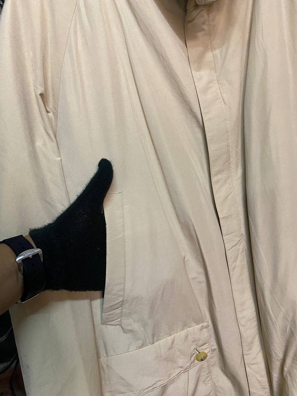 Burberry BURBERRY LONDON PRORSUM PLAID BEIGE GABARDINE TRENCH COAT Size US L / EU 52-54 / 3 - 11 Thumbnail