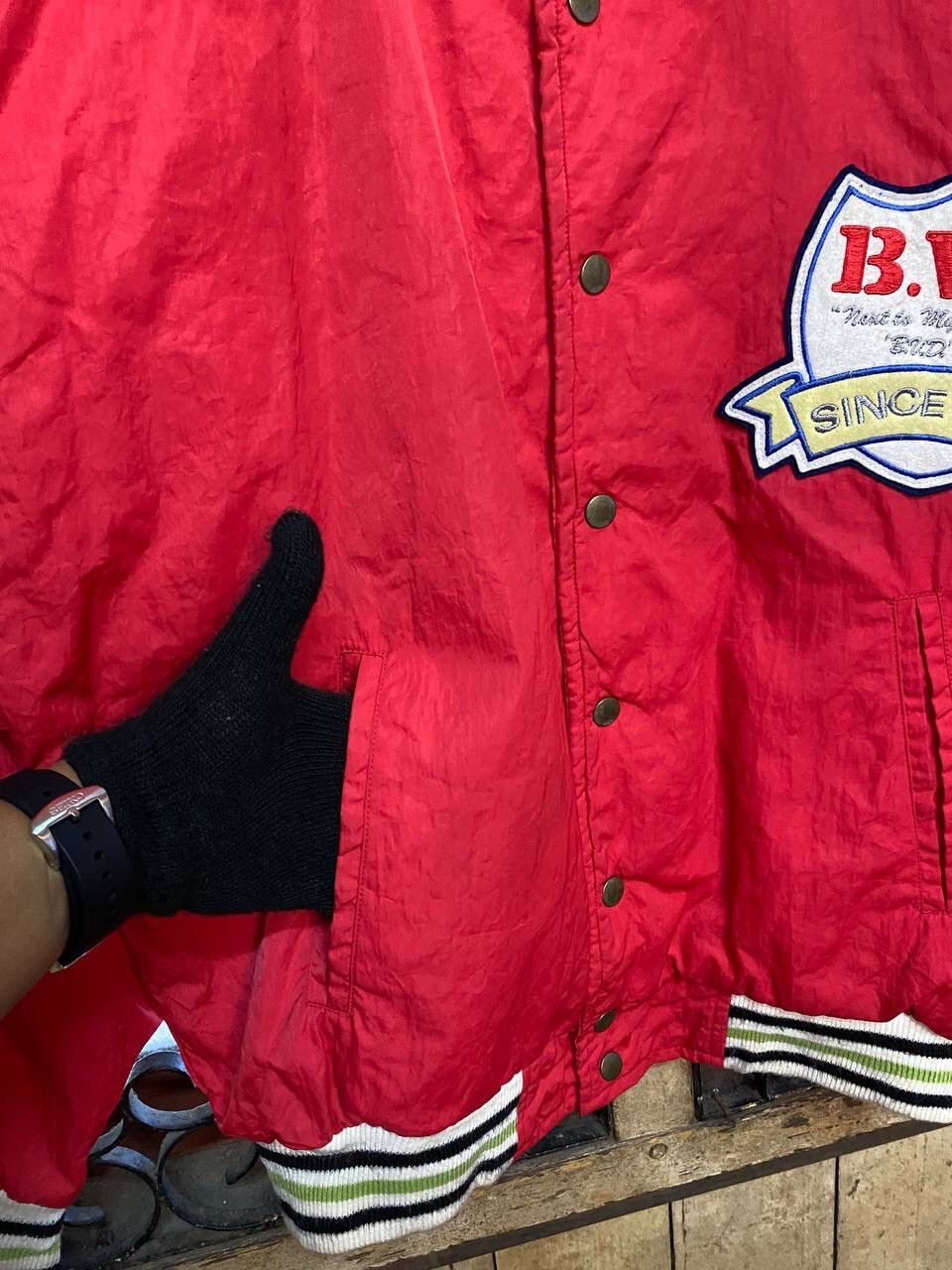 Vintage VINTAGE BVD VARSITY JACKET Size US M / EU 48-50 / 2 - 5 Thumbnail