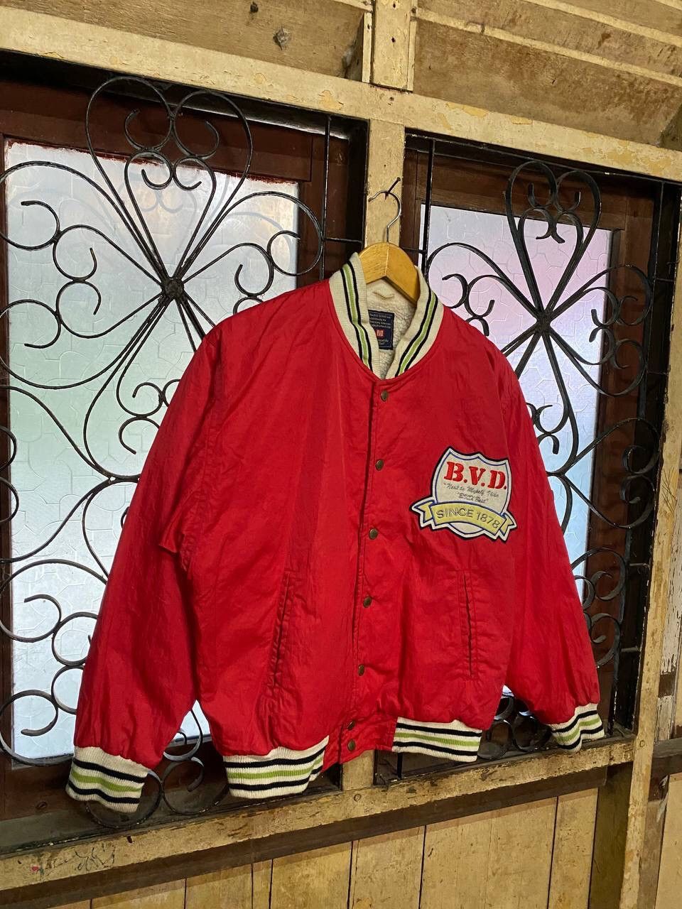 Vintage VINTAGE BVD VARSITY JACKET Size US M / EU 48-50 / 2 - 3 Thumbnail