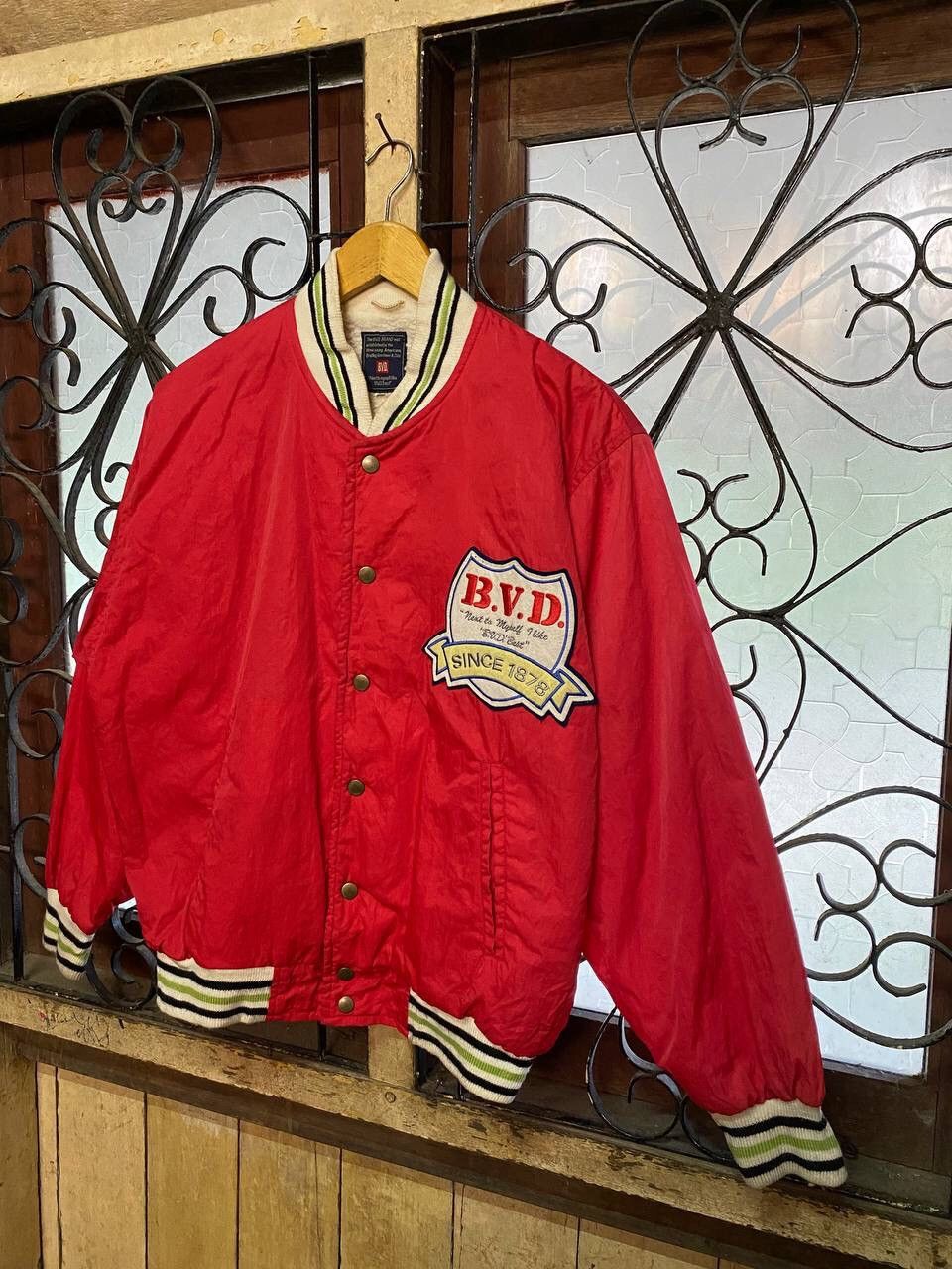 Vintage VINTAGE BVD VARSITY JACKET Size US M / EU 48-50 / 2 - 4 Thumbnail