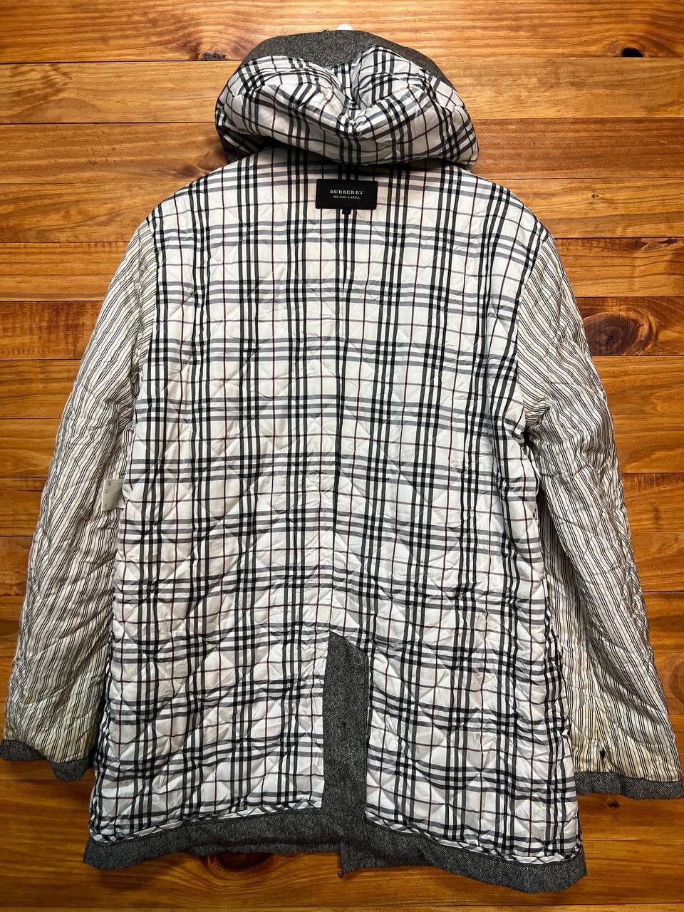 Burberry BURBERRY BLACK LABEL HOODED COAT JACKET WOOL Size US L / EU 52-54 / 3 - 14 Thumbnail