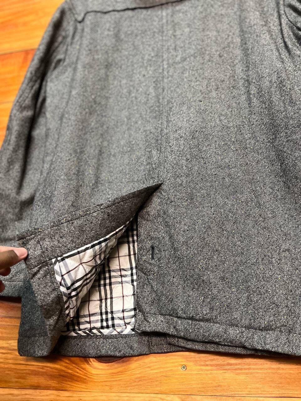 Burberry BURBERRY BLACK LABEL HOODED COAT JACKET WOOL Size US L / EU 52-54 / 3 - 10 Thumbnail