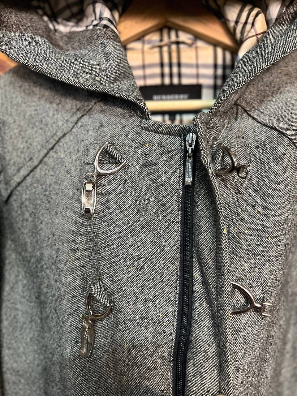 Burberry BURBERRY BLACK LABEL HOODED COAT JACKET WOOL Size US L / EU 52-54 / 3 - 11 Thumbnail