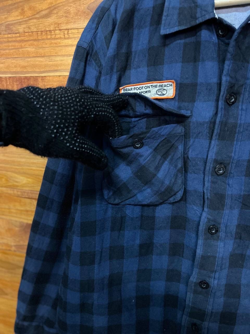 Vintage VINTAGE BEAR USA SPORT FLANNEL INSULATED LINED SHIRT JACKET Size US L / EU 52-54 / 3 - 5 Thumbnail