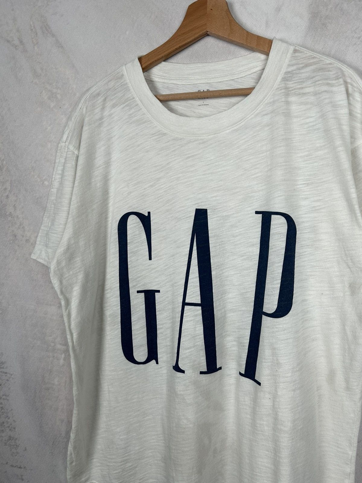 Gap Vintage GAP Spellout Logo Tee Kanye West Streetwear Size US L / EU 52-54 / 3 - 3 Thumbnail