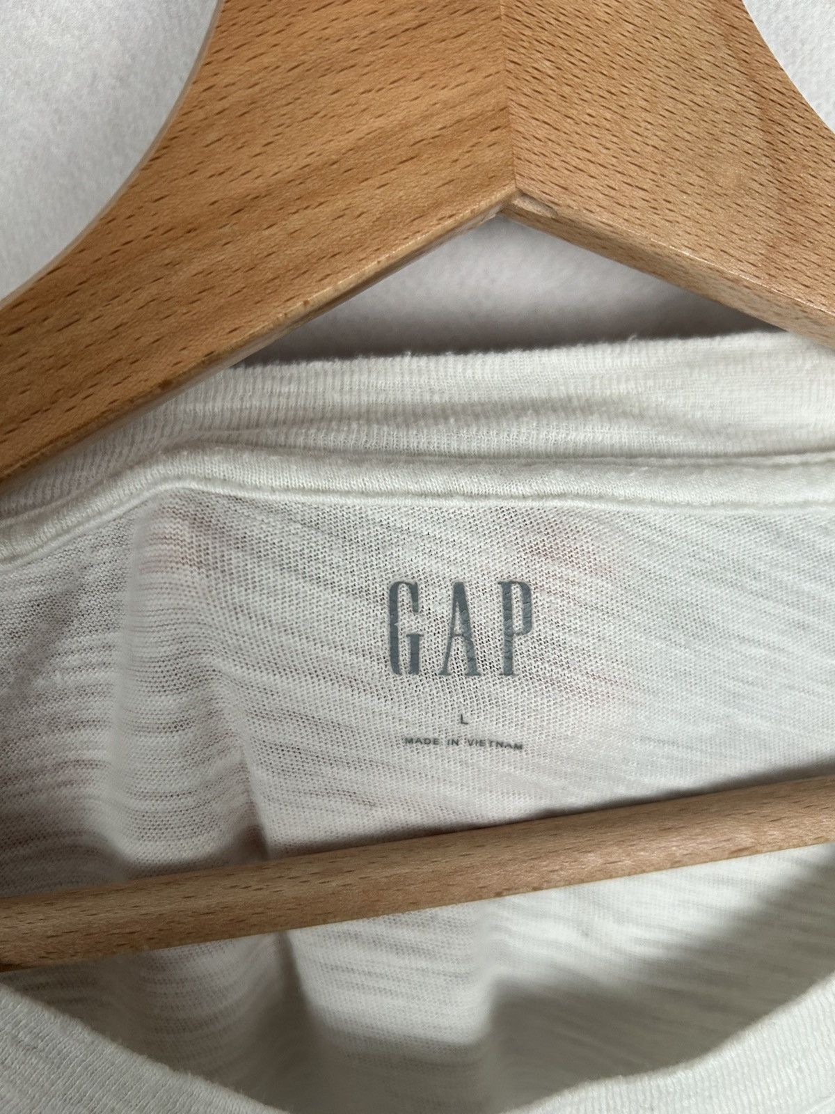 Gap Vintage GAP Spellout Logo Tee Kanye West Streetwear Size US L / EU 52-54 / 3 - 4 Thumbnail