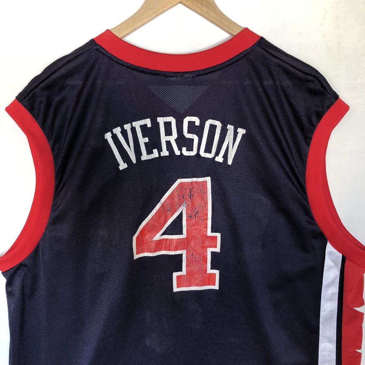 NBA × Reebok Allen Iverson USA Nba Jersey Size US XL / EU 56 / 4 - 4 Thumbnail