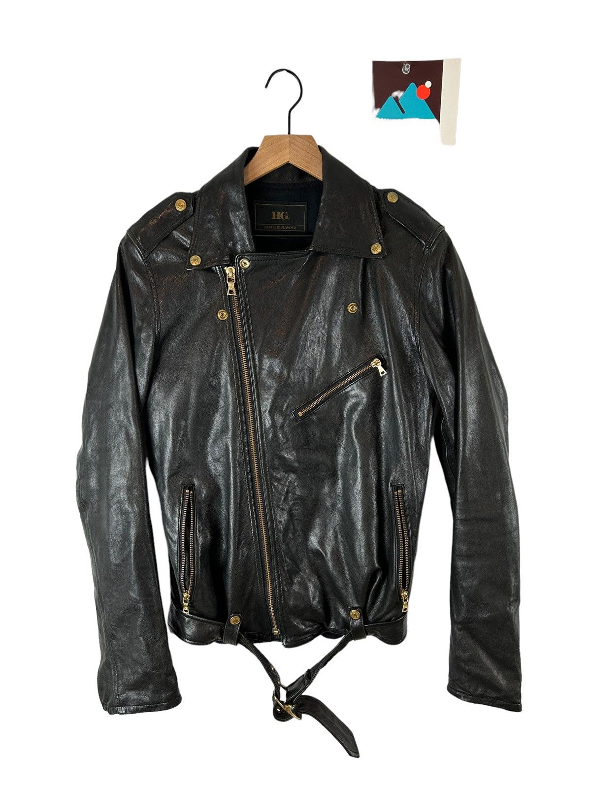 Hysteric Glamour Hysteric Glamour Double Ryders Leather Jacket Size US L / EU 52-54 / 3 - 3 Thumbnail