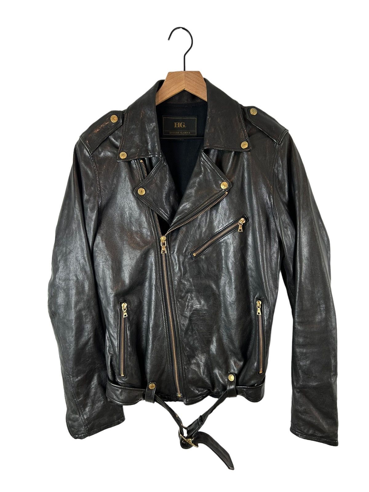 Hysteric Glamour Hysteric Glamour Double Ryders Leather Jacket