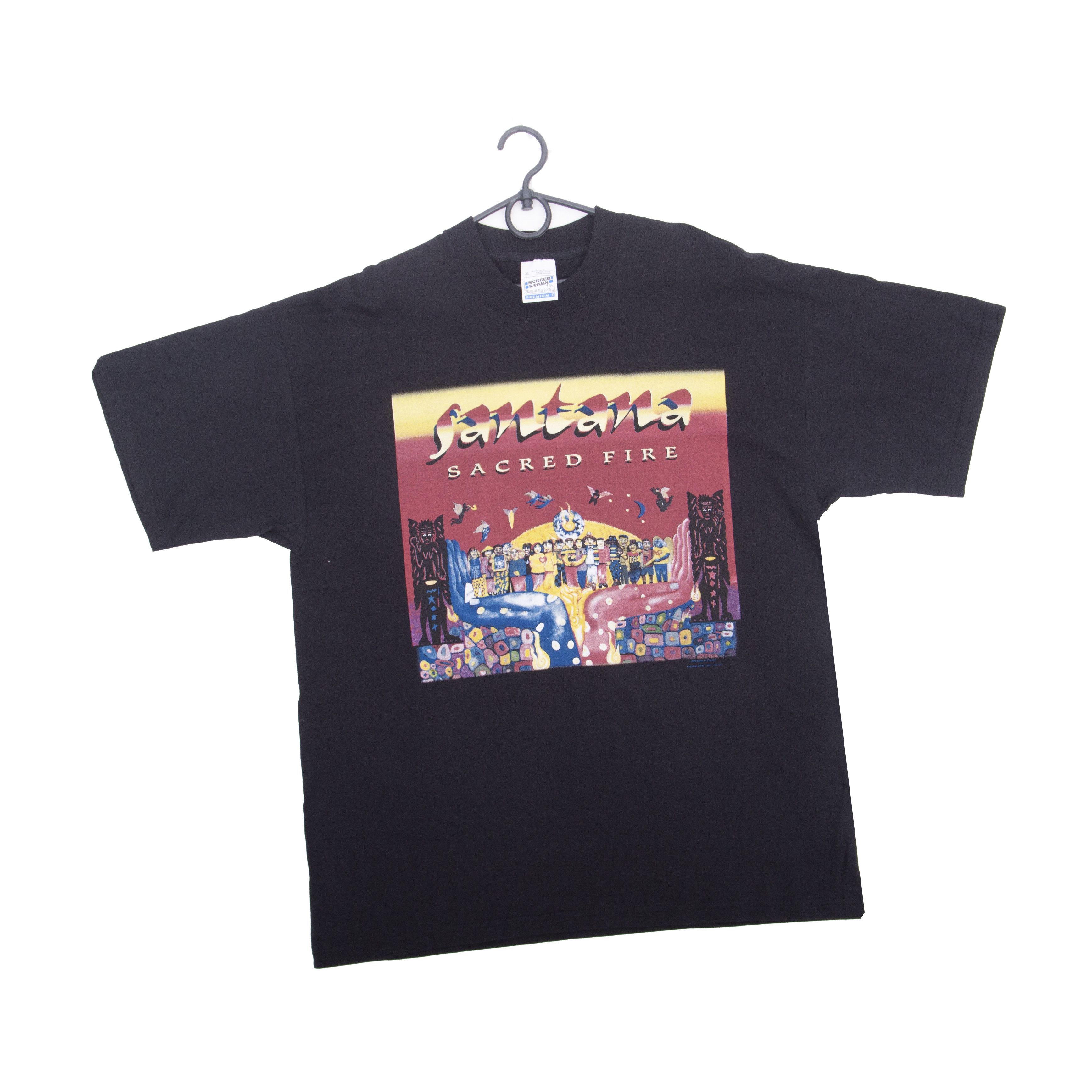 Band Tees × Vintage ‼️LAST DROP 👀‼️Vintage Santana 1999 XL Tee T-shirt band Size US XL / EU 56 / 4 - 3 Thumbnail