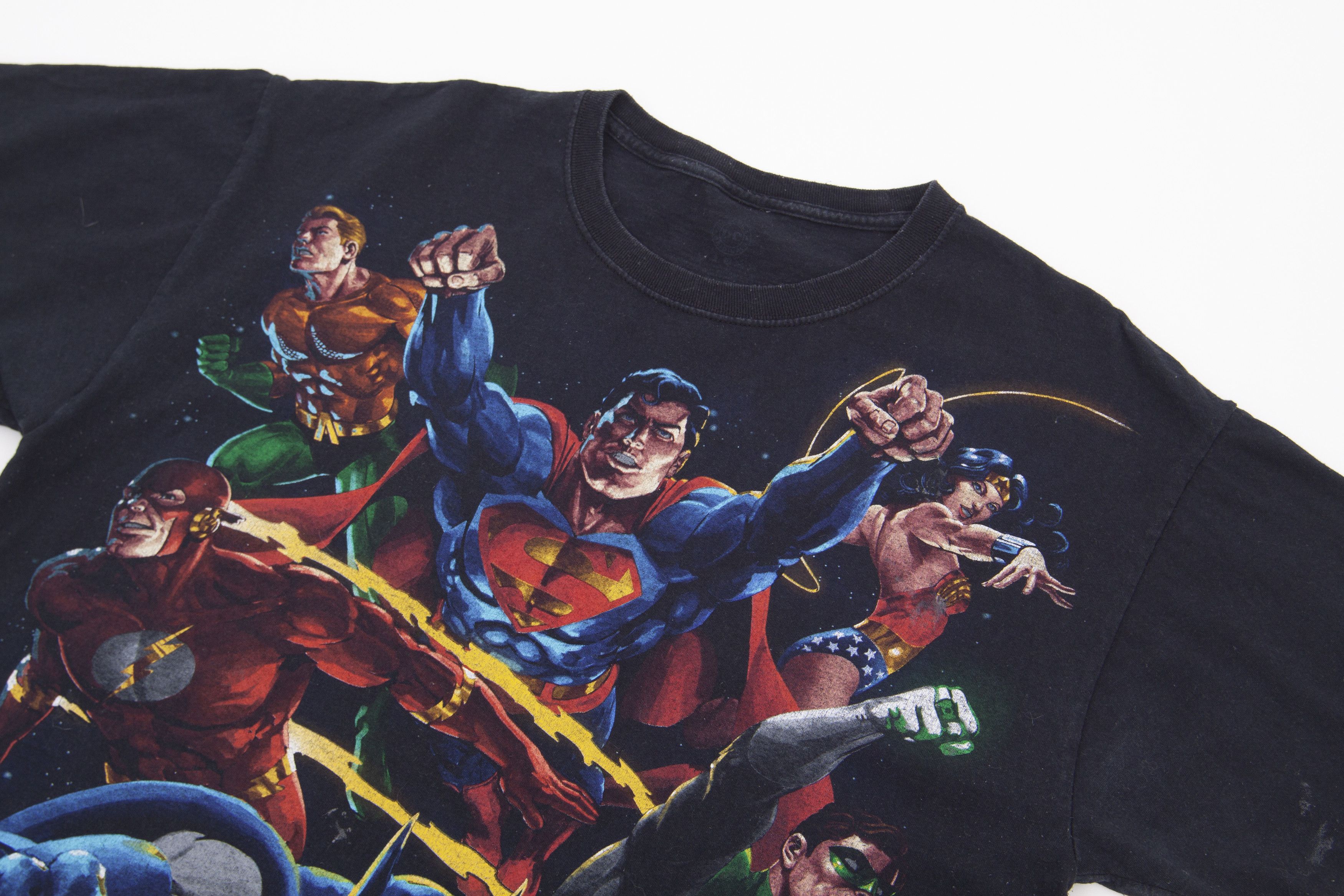 DC Comics × Marvel Comics × Star Of Hollywood DC COMICS Original Reversible Comics Creator Tee Shirt Size US L / EU 52-54 / 3 - 5 Thumbnail