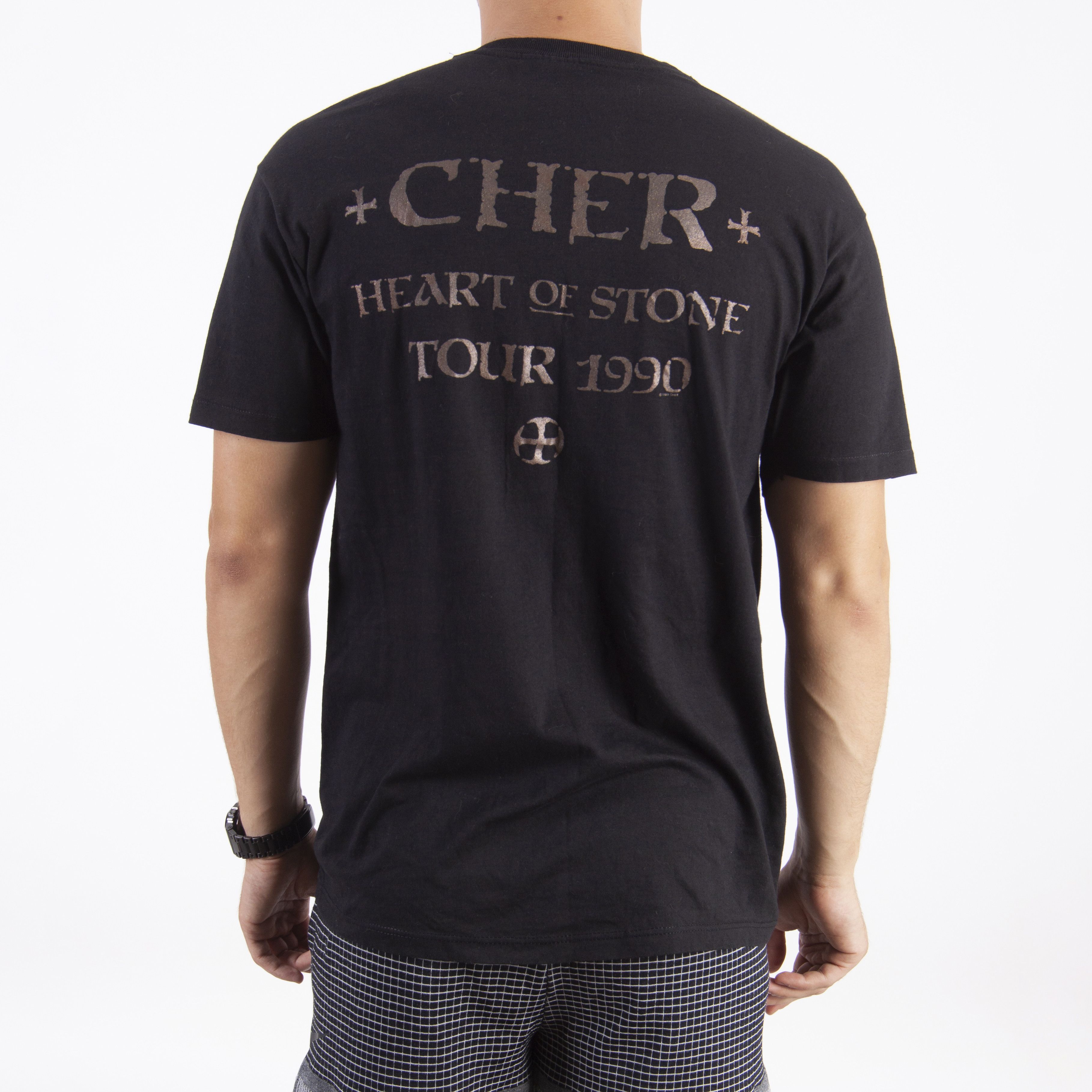 Band Tees × Hanes × Vintage Vintage Cher Band Tee Black 1989 1990 Tour Size L Size US L / EU 52-54 / 3 - 3 Thumbnail