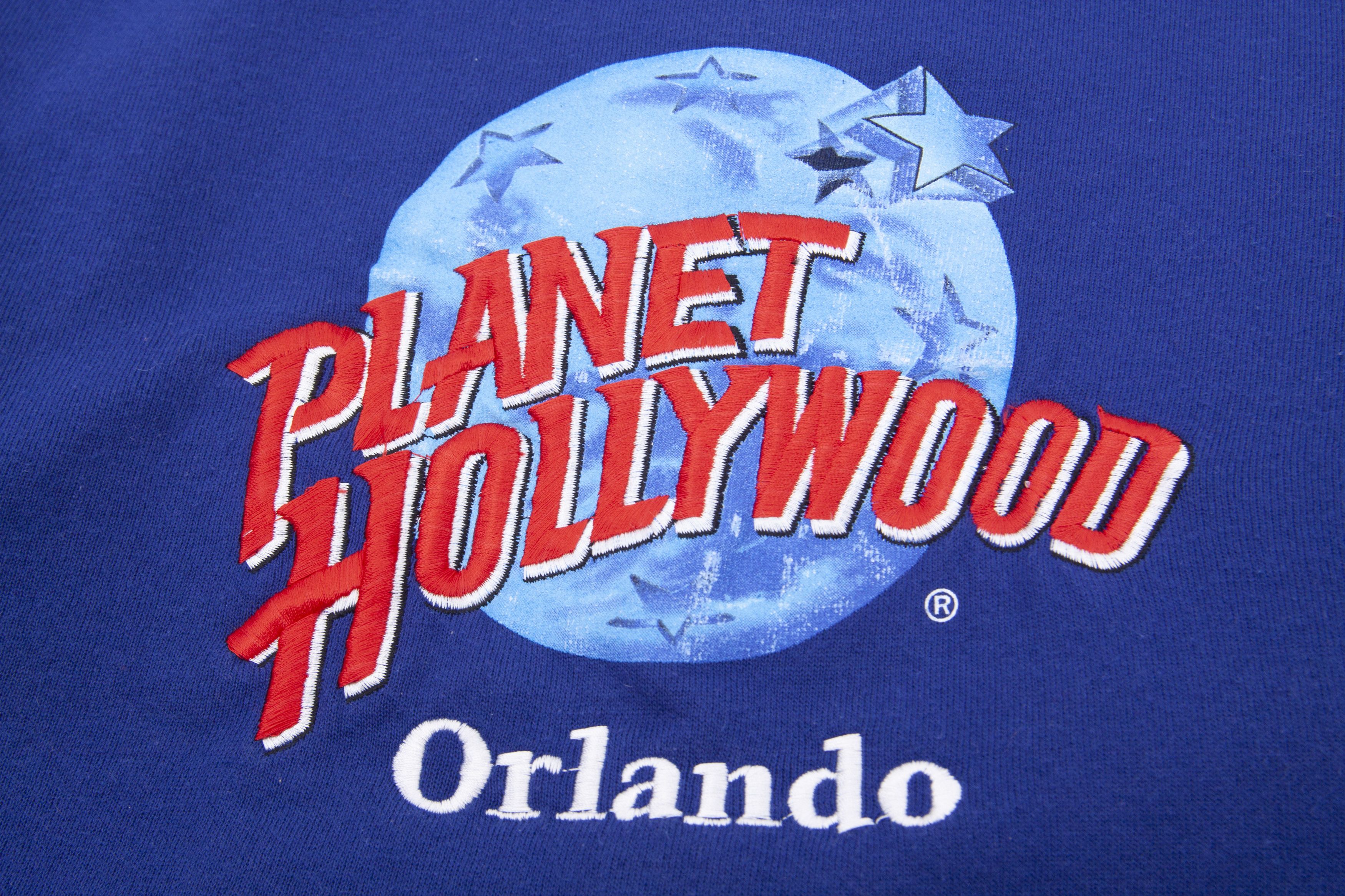 Planet Hollywood × Vintage 1991 Vintage Planet Hollywood Orlando Blue Sweatshirt XL Size US XL / EU 56 / 4 - 3 Thumbnail