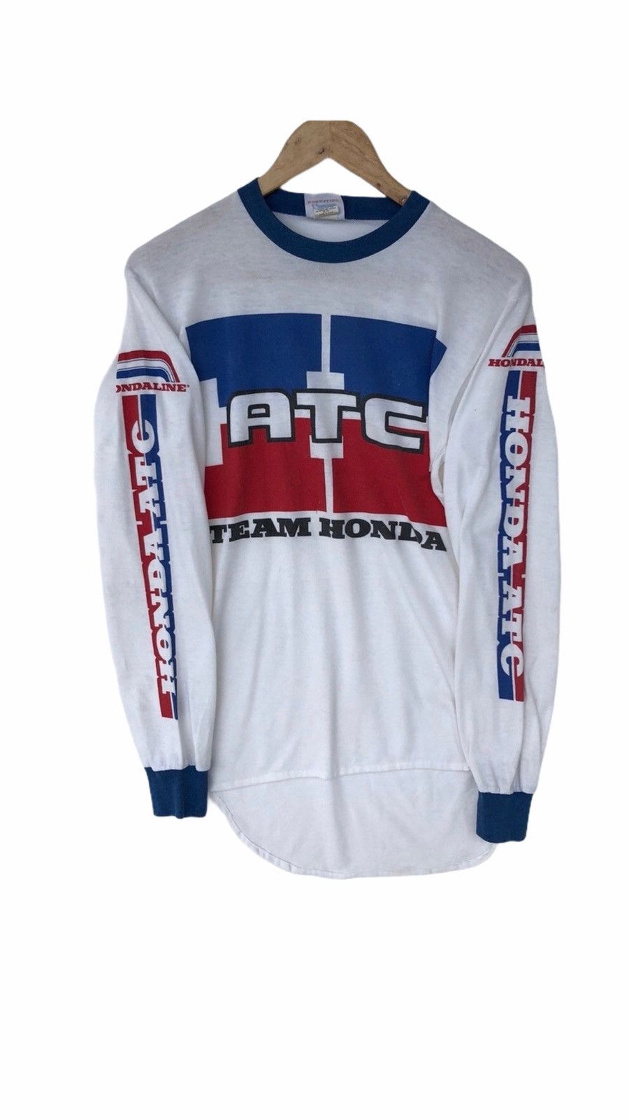 Honda Vintage Honda Motocross Jersey Honda ATC Team Honda Jersey Size US S / EU 44-46 / 1 - 1 Thumbnail