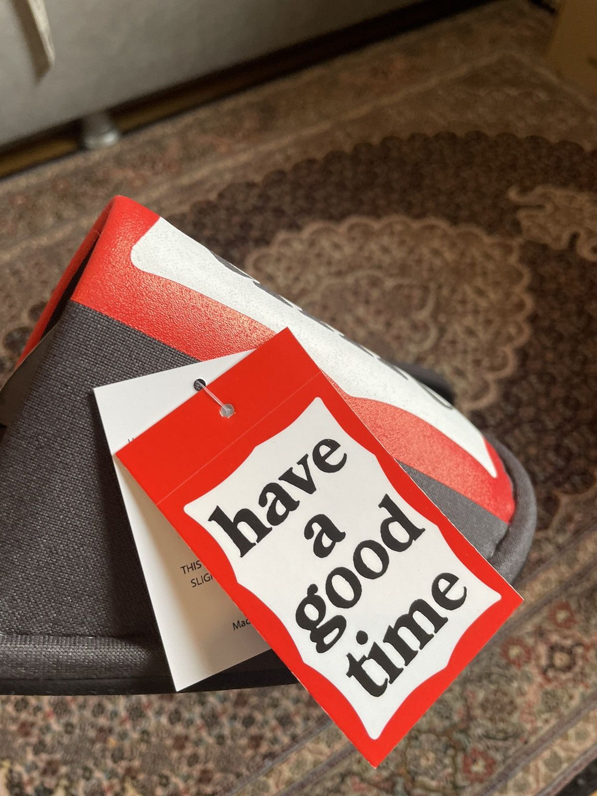 Have A Good Time Have a Good Time logo hotel spa lounge slippers Size US 10 / EU 43 - 3 Thumbnail