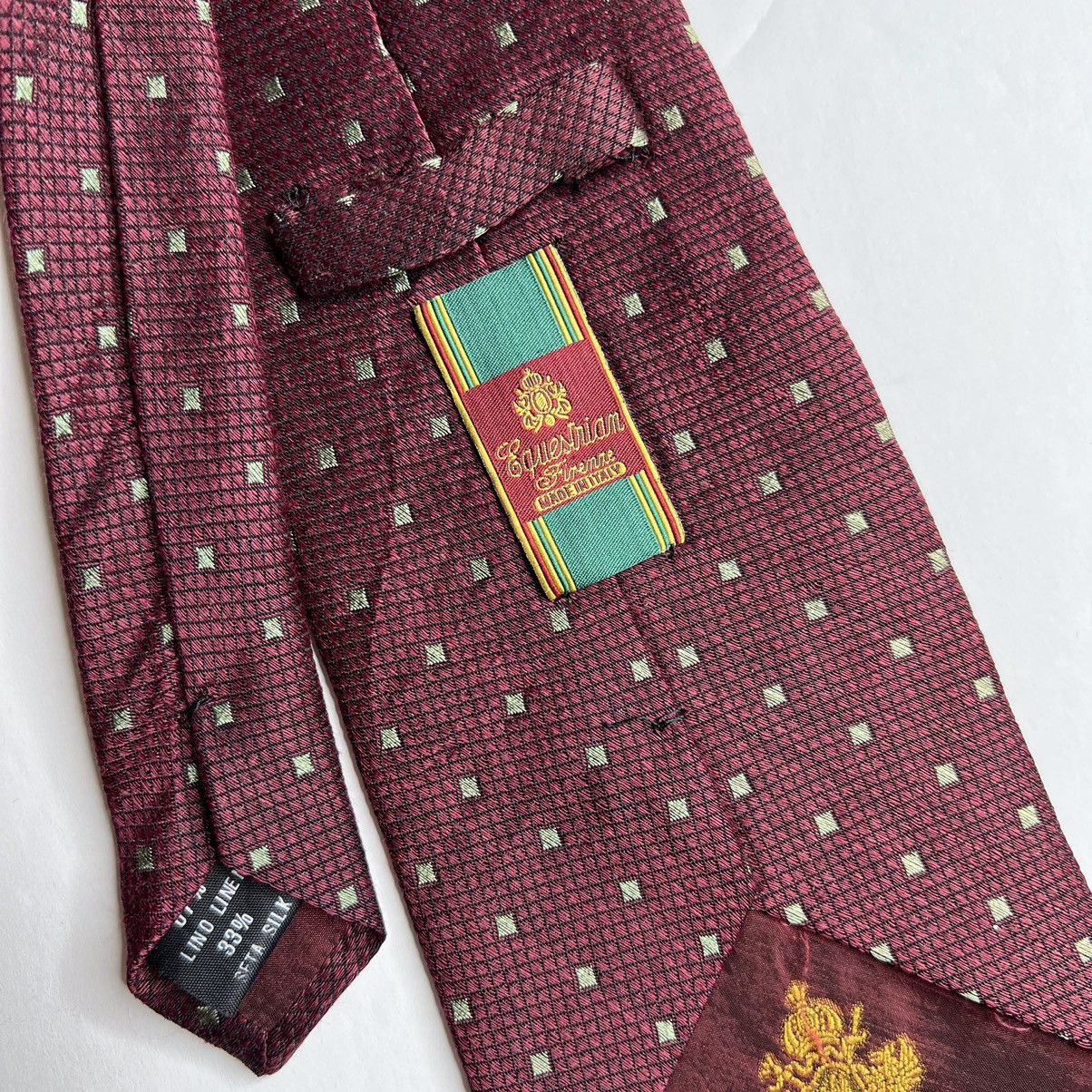 Firenze 3 Assorted Medallion Red Silk Ties Size ONE SIZE - 7 Thumbnail