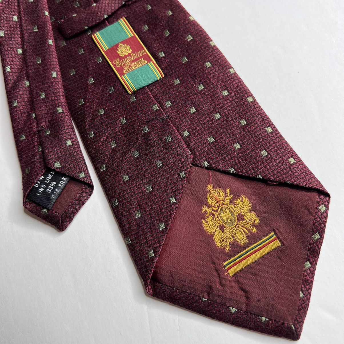 Firenze 3 Assorted Medallion Red Silk Ties Size ONE SIZE - 6 Thumbnail