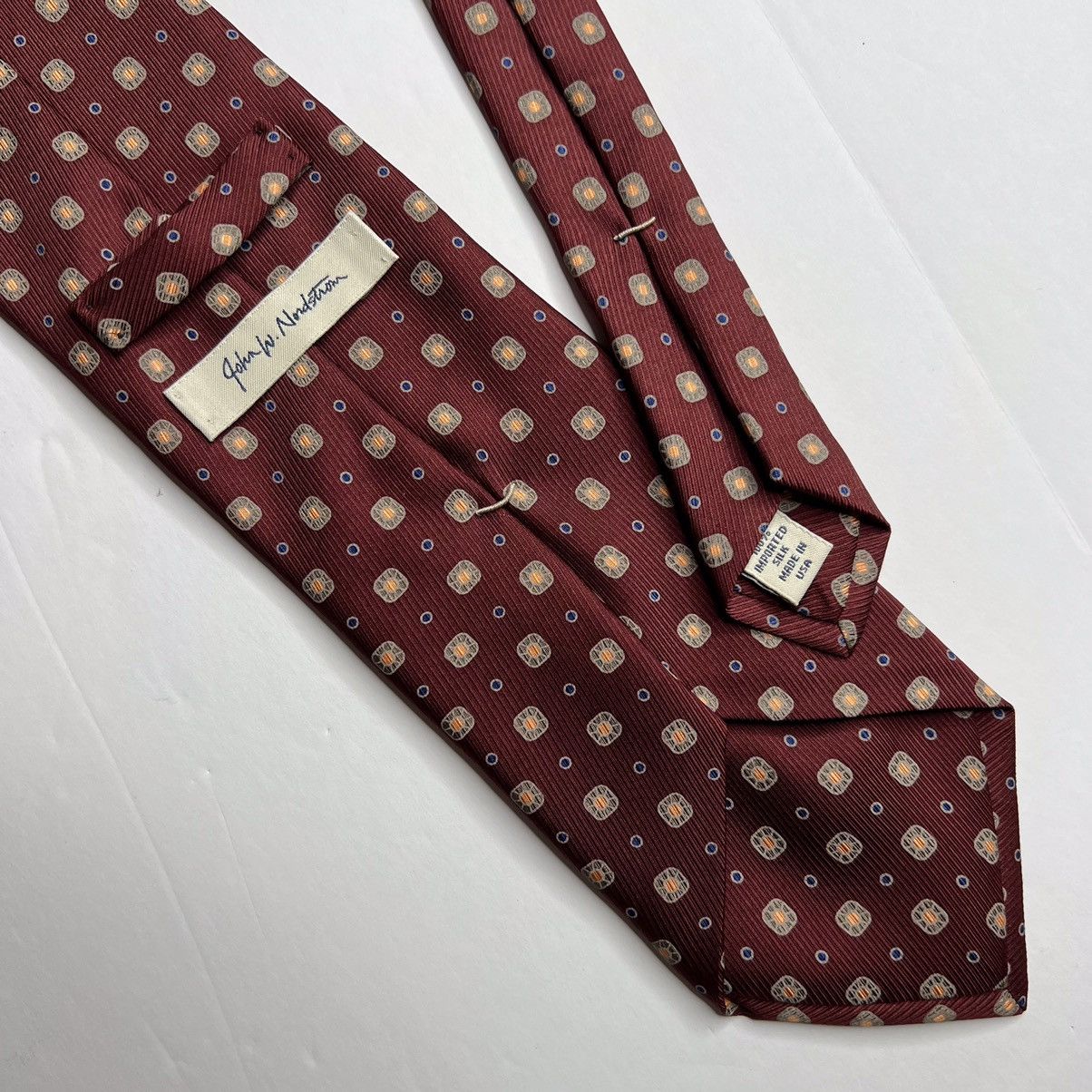 Firenze 3 Assorted Medallion Red Silk Ties Size ONE SIZE - 8 Thumbnail
