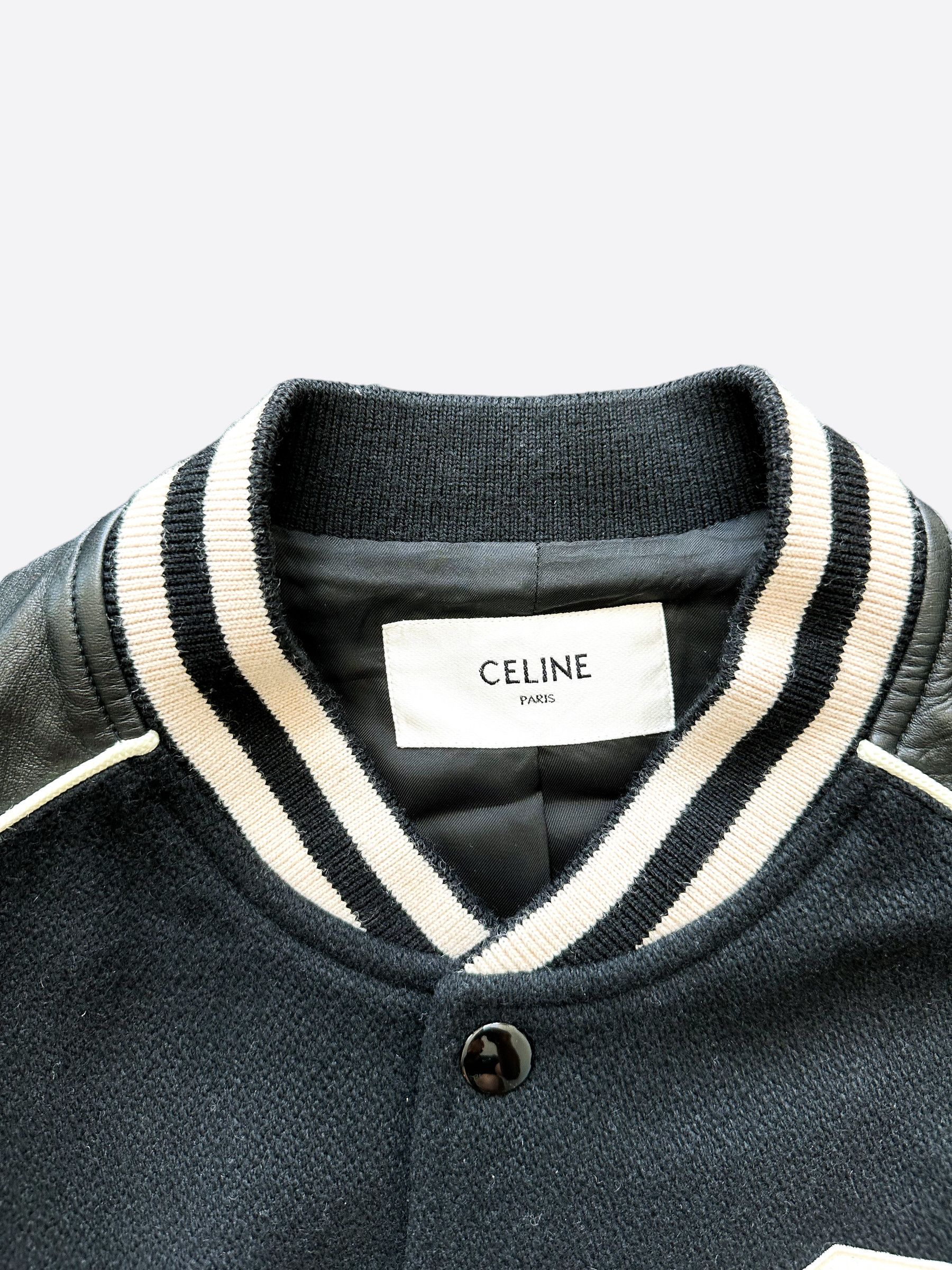 Celine Celine Black & White C Logo Teddy Jacket Size US XL / EU 56 / 4 - 4 Thumbnail