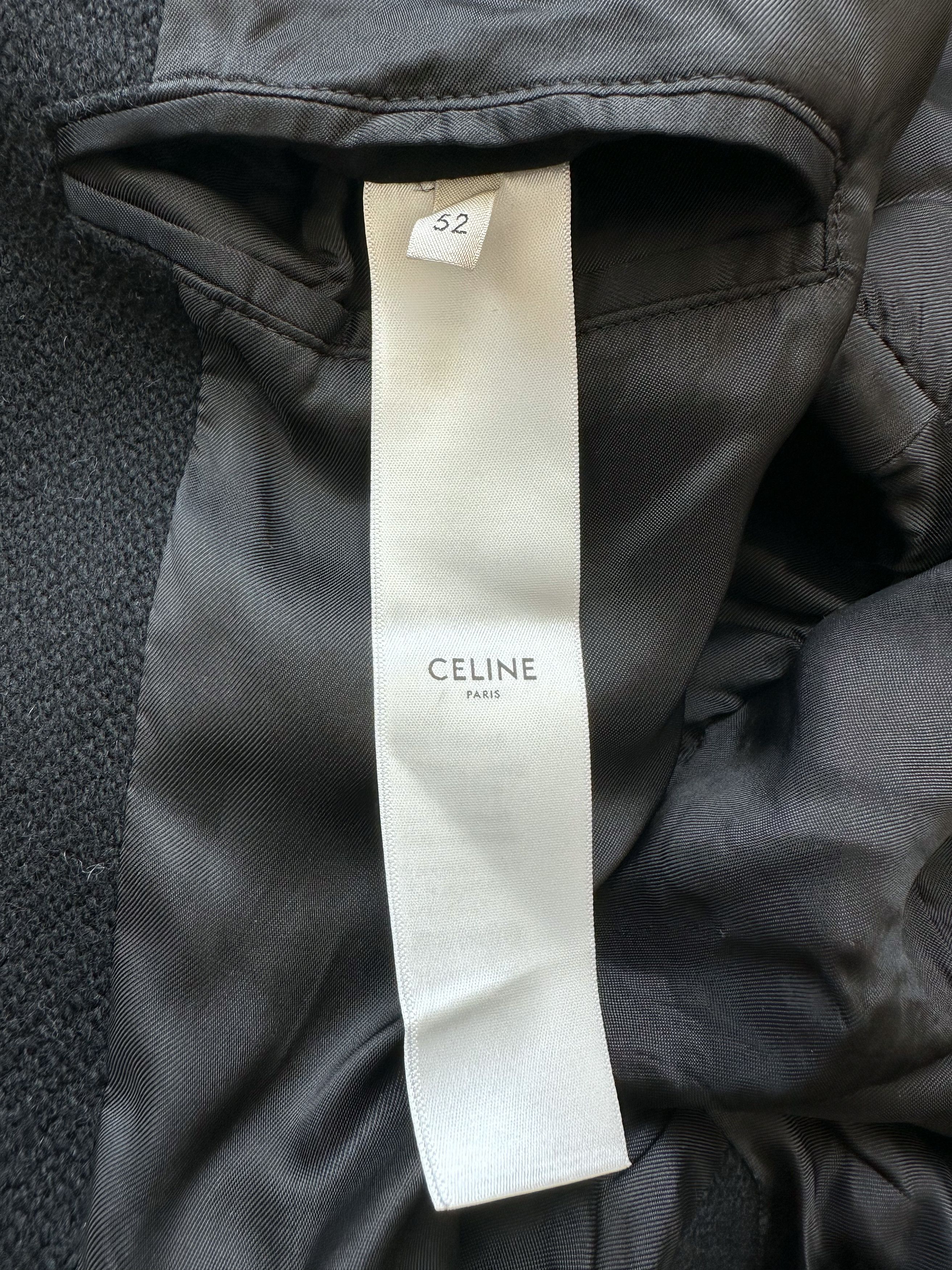 Celine Celine Black & White C Logo Teddy Jacket Size US XL / EU 56 / 4 - 5 Thumbnail
