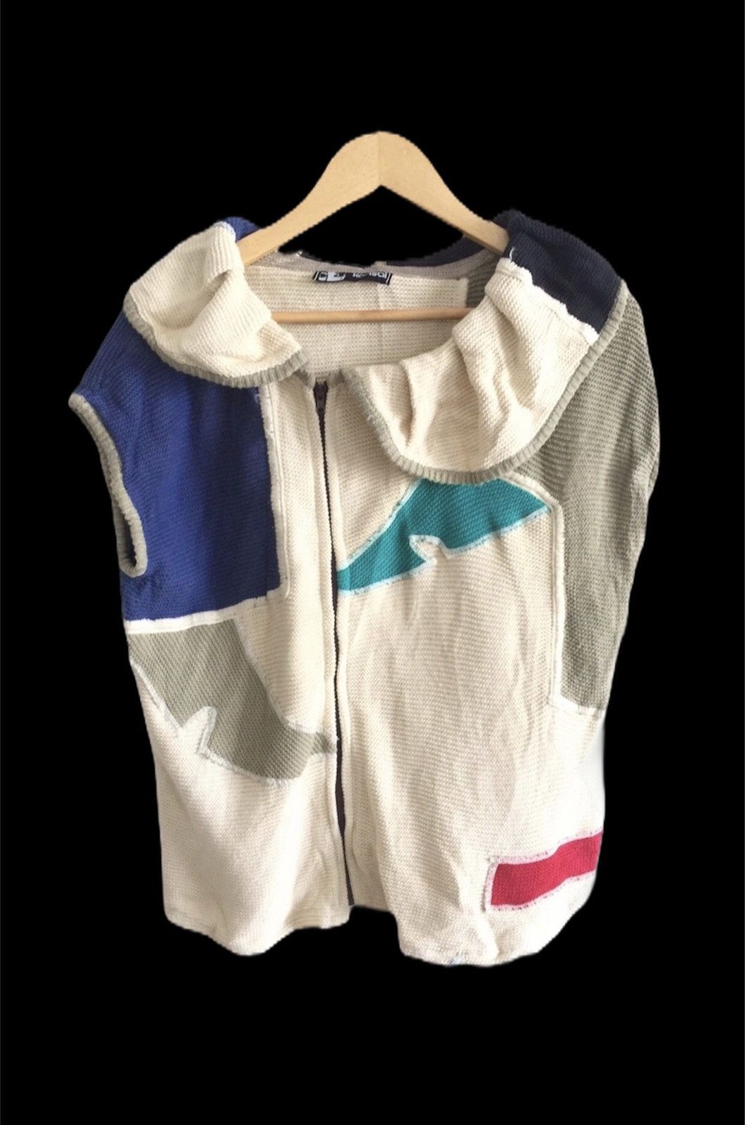 Japanese Brand × Kansai Yamamoto Kansai Eye Zipper Knit Sweater Kansai Yamamoto Pop Art Size US M / EU 48-50 / 2 - 1 Thumbnail