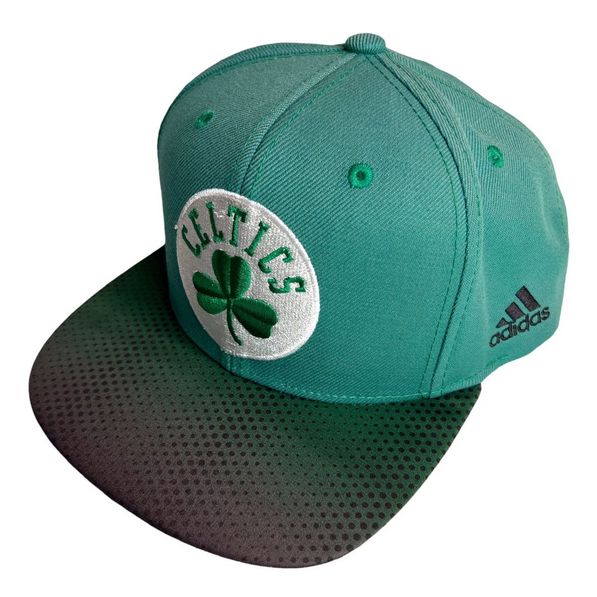 Adidas Adidas Snap Back NBA Boston Celtics Gradient Brim Cap Hat Size ONE SIZE - 1 Thumbnail