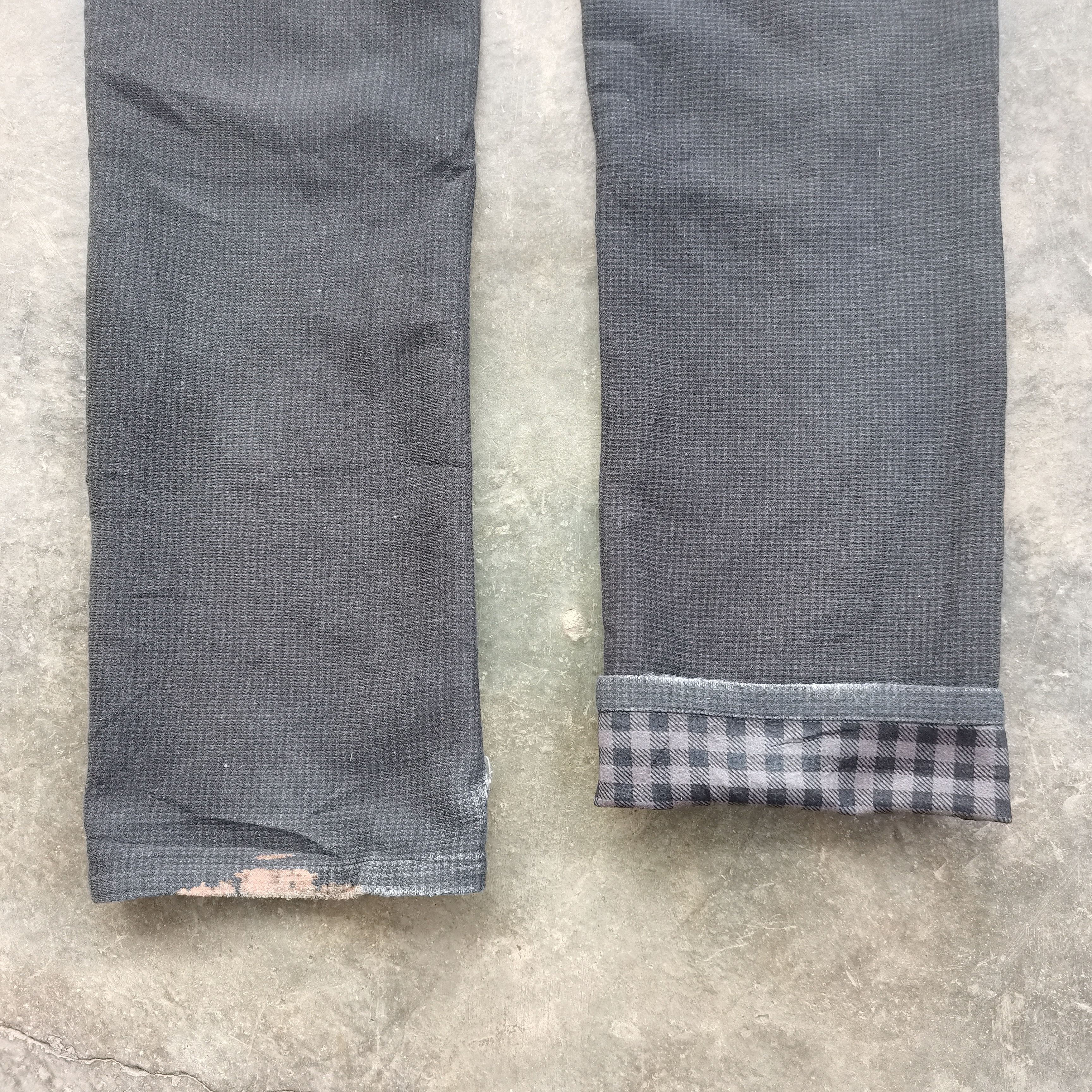 Edwin × Vintage Steals🔥Vintage EDWIN 503 WILD FIRE Flannel Denim Pants Size US 33 - 7 Thumbnail