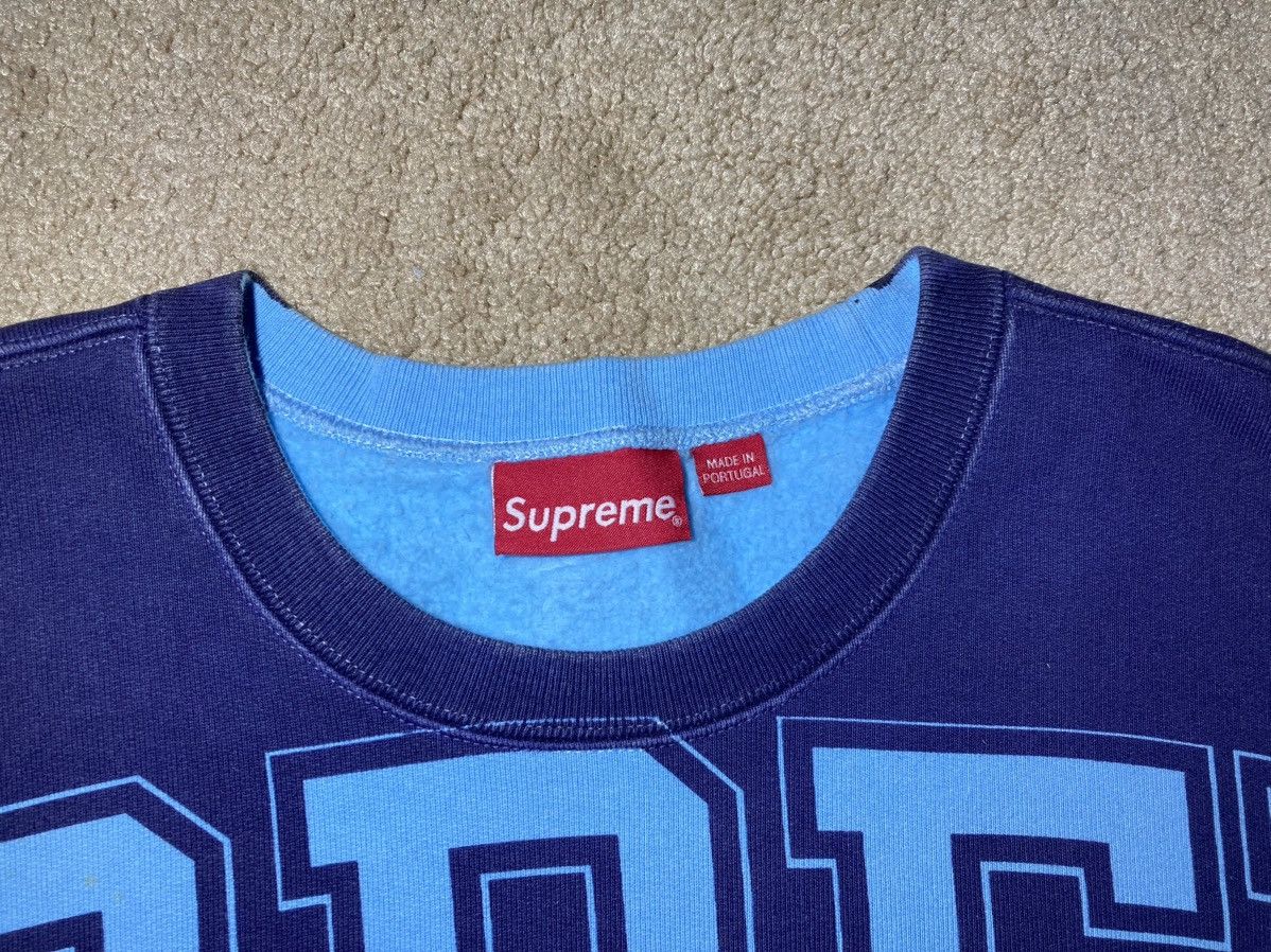 Supreme FW20 Supreme Athletic Overprint Crewneck Screen 2020 Team Size US L / EU 52-54 / 3 - 3 Thumbnail