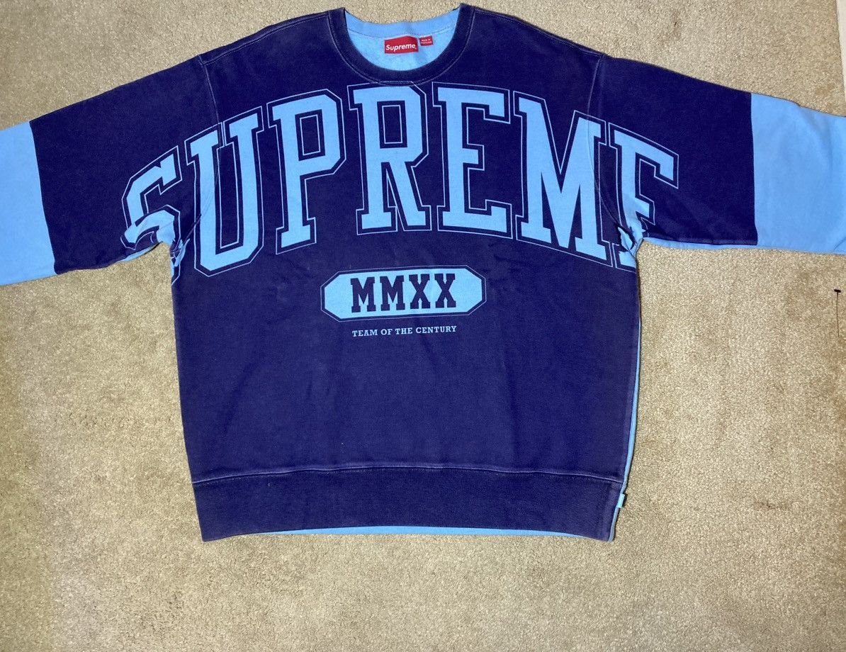 Supreme FW20 Supreme Athletic Overprint Crewneck Screen 2020 Team Size US L / EU 52-54 / 3 - 2 Thumbnail