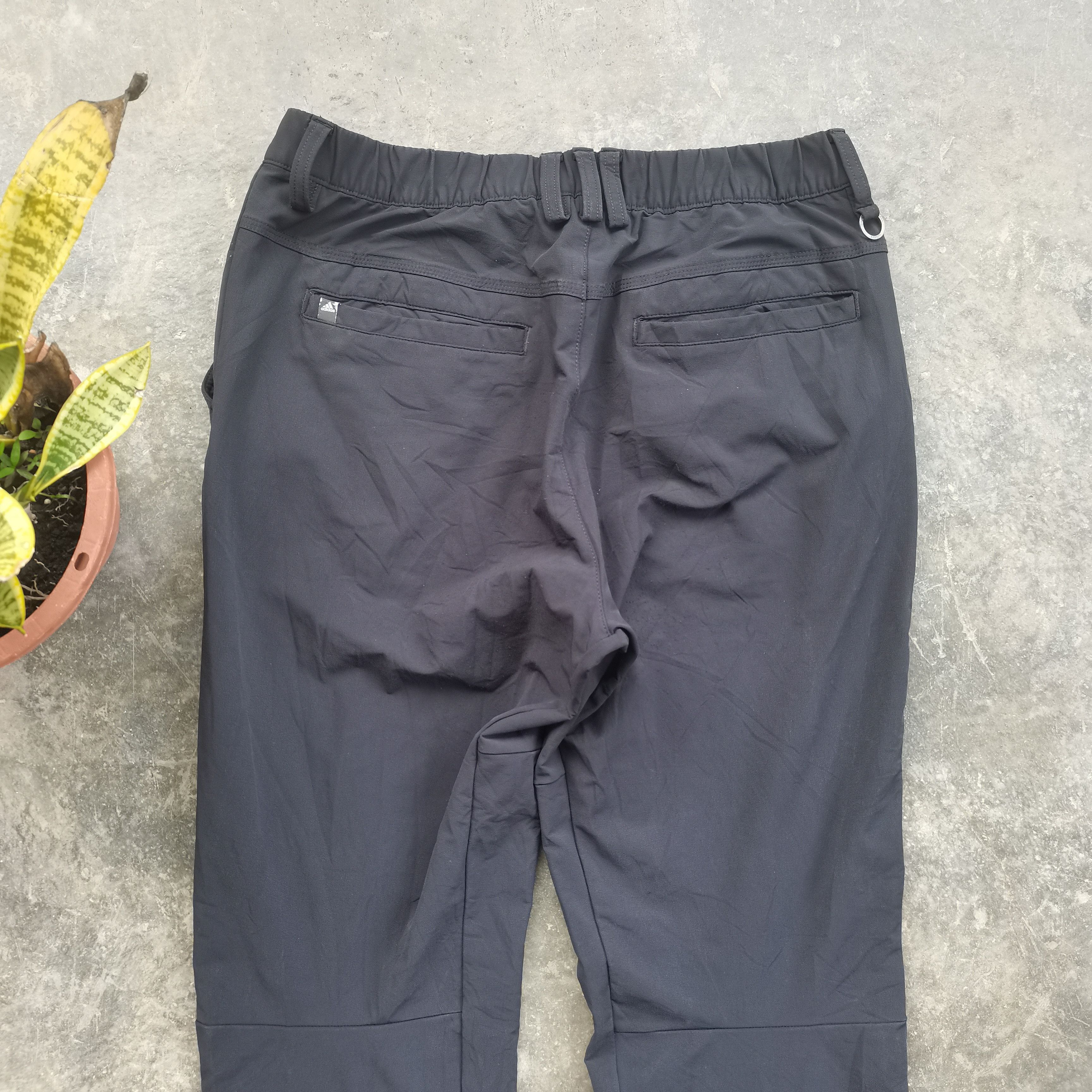Adidas Offer🔥 Vintage ADIDAS Black Joggers Pants Size US 33 - 5 Thumbnail