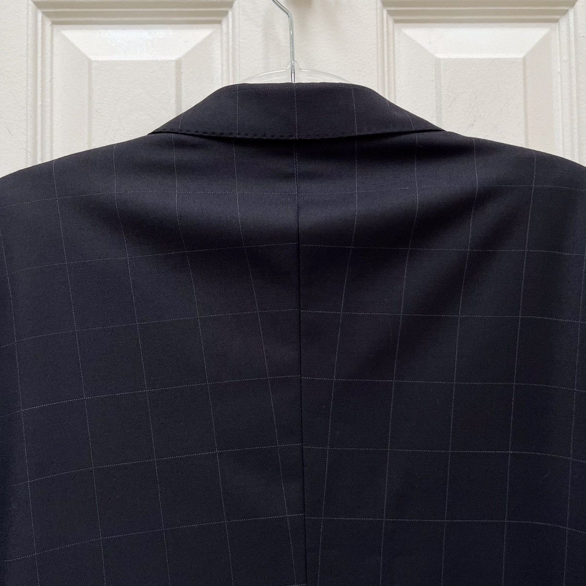 Faconnable Faconnable 100% Wool Windowpane Plaid Suit Jacket Sport Coat Size 42R - 5 Thumbnail