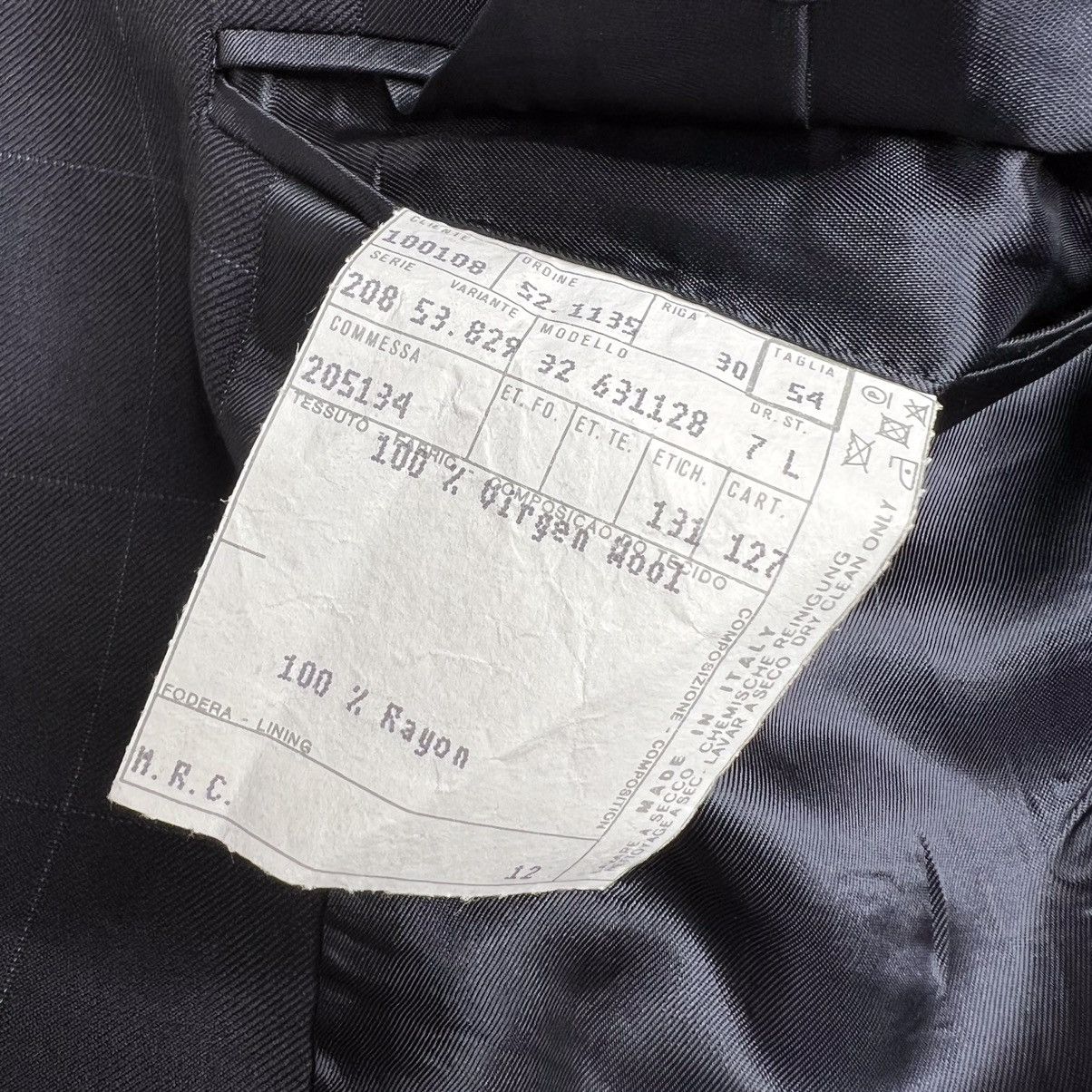 Faconnable Faconnable 100% Wool Windowpane Plaid Suit Jacket Sport Coat Size 42R - 12 Thumbnail